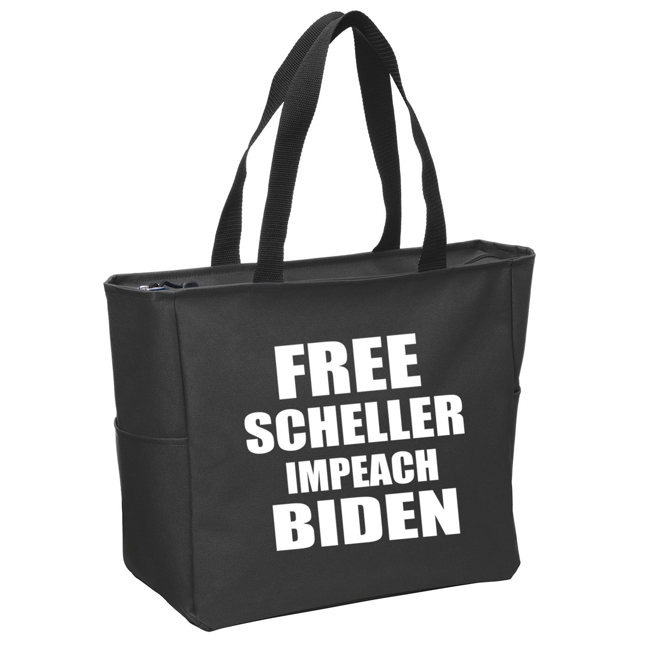 Free Scheller Impeach Biden Zip Tote Bag