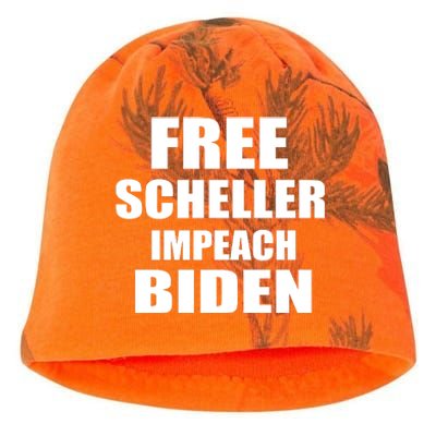 Free Scheller Impeach Biden Kati - Camo Knit Beanie