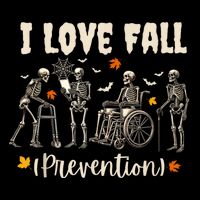 Funny Skeleton I Love Fall Prevention Fall Physical Therapy Impact Tech Backpack