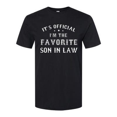 Favorite Son In Law Funny Gift From Father Mother In Law Softstyle CVC T-Shirt