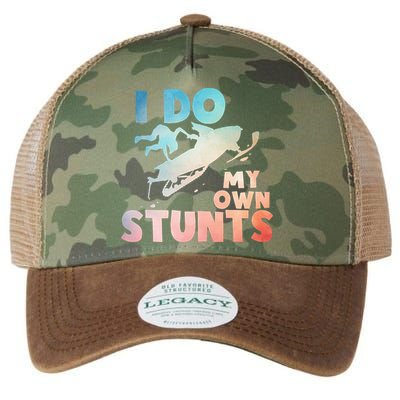 Funny Snowmobile  i do my own stunts  Art For Snow Mobile  Legacy Tie Dye Trucker Hat