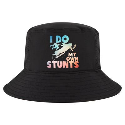 Funny Snowmobile  i do my own stunts  Art For Snow Mobile  Cool Comfort Performance Bucket Hat