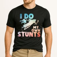 Funny Snowmobile  i do my own stunts  Art For Snow Mobile  Performance Shirt