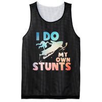 Funny Snowmobile  i do my own stunts  Art For Snow Mobile  Mesh Reversible Basketball Jersey Tank