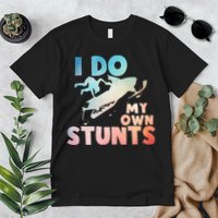 Funny Snowmobile  i do my own stunts  Art For Snow Mobile  Premium T-Shirt