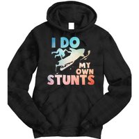 Funny Snowmobile  i do my own stunts  Art For Snow Mobile  Tie Dye Hoodie