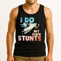 Funny Snowmobile  i do my own stunts  Art For Snow Mobile  Tank Top