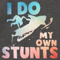 Funny Snowmobile  i do my own stunts  Art For Snow Mobile  Vector Backpack