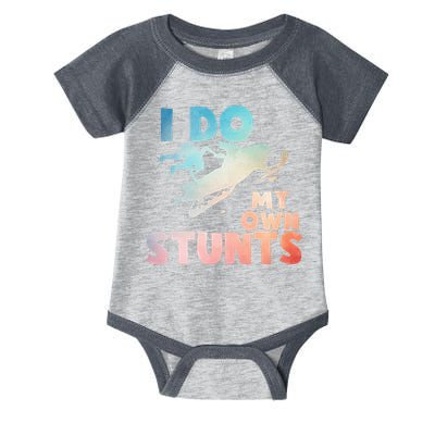 Funny Snowmobile  i do my own stunts  Art For Snow Mobile  Infant Baby Jersey Bodysuit