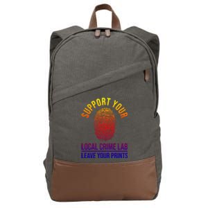 Forensic Science Investigator Gift Forensic Scientist Gift Cotton Canvas Backpack