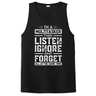 Funny Sarcastic IM A Multitasker Funny Saying PosiCharge Competitor Tank