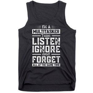 Funny Sarcastic IM A Multitasker Funny Saying Tank Top