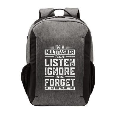 Funny Sarcastic IM A Multitasker Funny Saying Vector Backpack