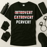 Funny Sarcastic Introvert Extrover Pervert T-Shirt