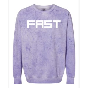 Fast Speed In Life And Business Success And Happiness Cute Gift Colorblast Crewneck Sweatshirt