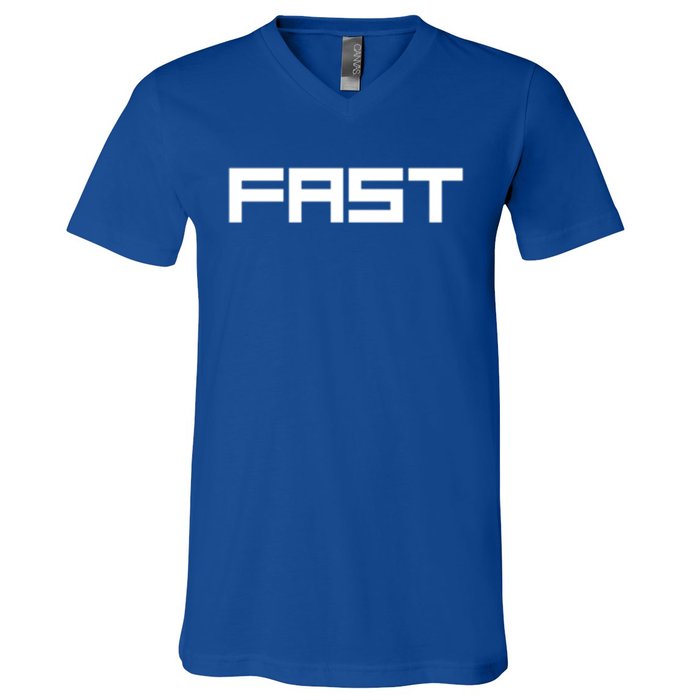 Fast Speed In Life And Business Success And Happiness Cute Gift V-Neck T-Shirt