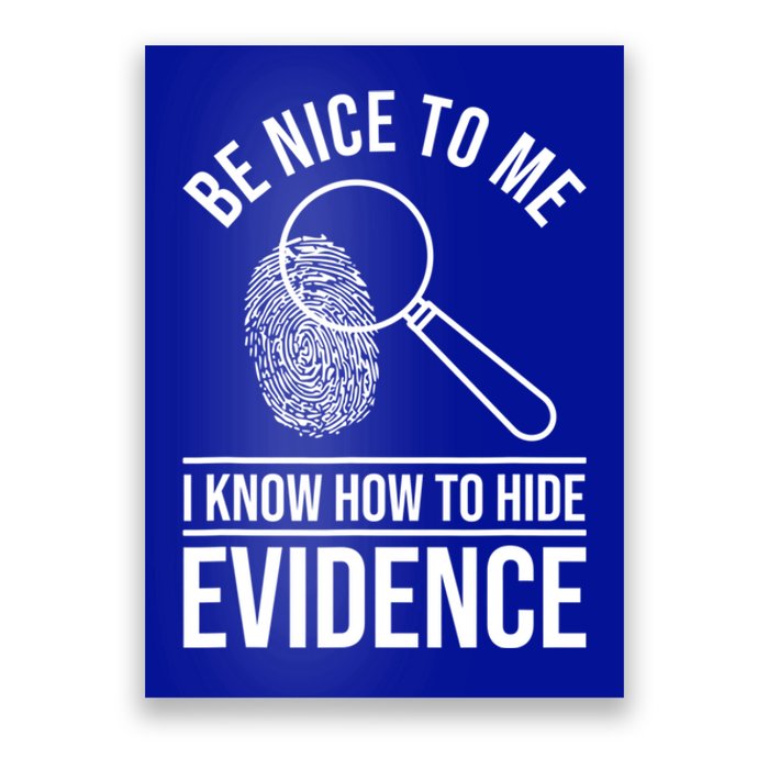 Forensic Science Investigator Gift Forensic Scientist Gift Poster