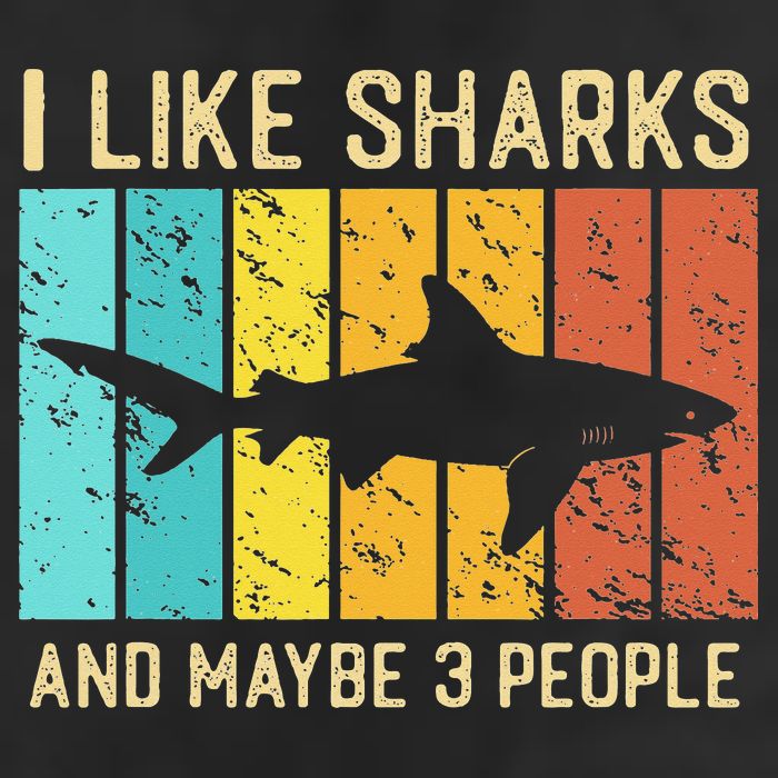 Funny Shark I Like Shark And Maybe 3 People Retro Vintage Hat