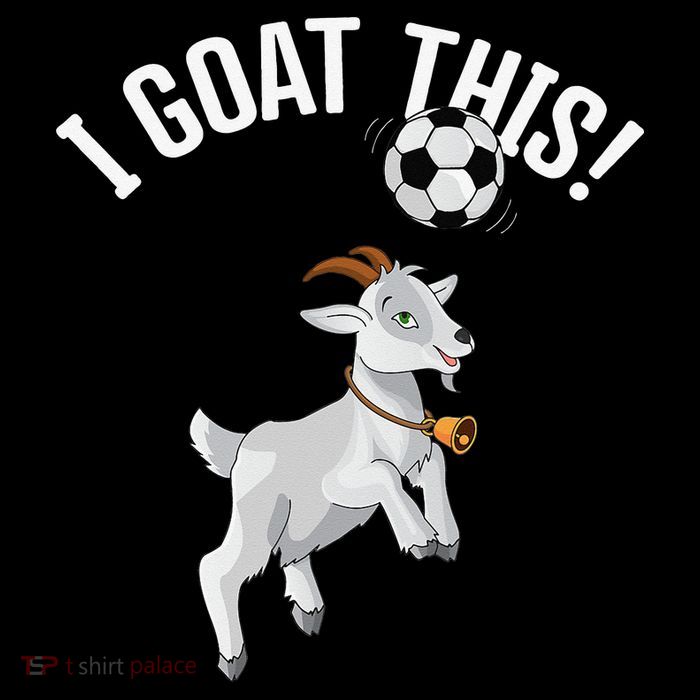 Funny Soccer I Goat this Ball for Goat Lover & Soccer Player Sustainable Bucket Hat