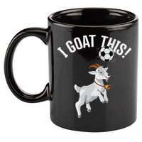 Funny Soccer I Goat this Ball for Goat Lover & Soccer Player 11oz C Handle Ceramic Mug