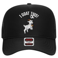 Funny Soccer I Goat this Ball for Goat Lover & Soccer Player Hat