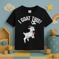 Funny Soccer I Goat this Ball for Goat Lover & Soccer Player Toddler T-Shirt