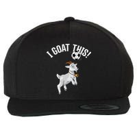Funny Soccer I Goat this Ball for Goat Lover & Soccer Player Wool Snapback Cap