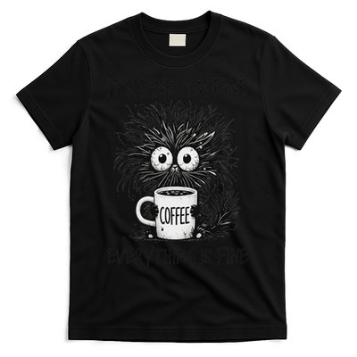 Funny Sarcastic It's Fine I'm Fine Everything Is Fine T-Shirt
