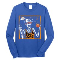 Funny Skeleton Ing Coffee Mug Halloween Peace Sign Funny Gift Long Sleeve Shirt