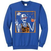 Funny Skeleton Ing Coffee Mug Halloween Peace Sign Funny Gift Sweatshirt