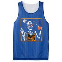 Funny Skeleton Ing Coffee Mug Halloween Peace Sign Funny Gift Mesh Reversible Basketball Jersey Tank