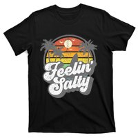 Feeling Salty Island Vacation Surfing Palm T-Shirt