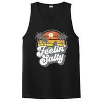 Feeling Salty Island Vacation Surfing Palm PosiCharge Competitor Tank