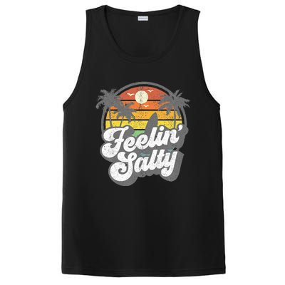 Feeling Salty Island Vacation Surfing Palm PosiCharge Competitor Tank