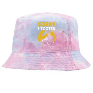 Funny Sorry I Tooted Railroad Train Lover Tie-Dyed Bucket Hat