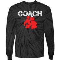 Funny Sport Instructor And Player Gift Funny Boxing Coach Tie-Dye Long Sleeve Shirt