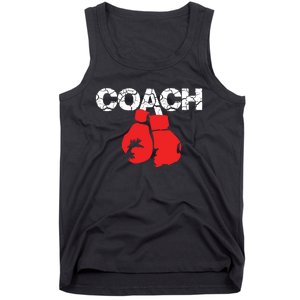 Funny Sport Instructor And Player Gift Funny Boxing Coach Tank Top