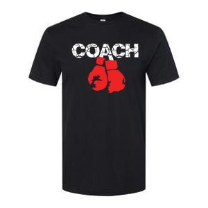 Funny Sport Instructor And Player Gift Funny Boxing Coach Softstyle CVC T-Shirt