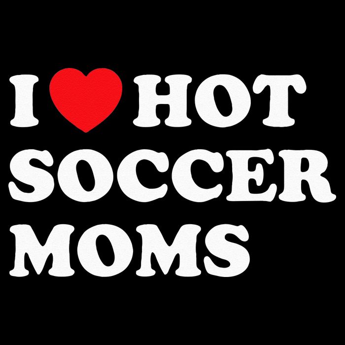 Funny Soccer I Love Hot Soccer Moms Drawstring Bag