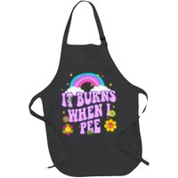 Funny Sarcastic Ironic It Burns When I Pee Inappropriate Apron
