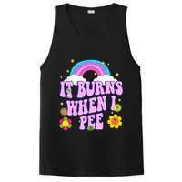 Funny Sarcastic Ironic It Burns When I Pee Inappropriate PosiCharge Competitor Tank