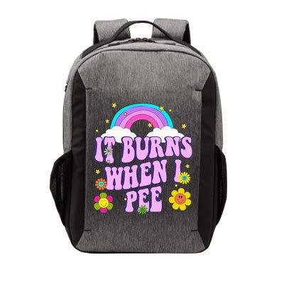Funny Sarcastic Ironic It Burns When I Pee Inappropriate Vector Backpack