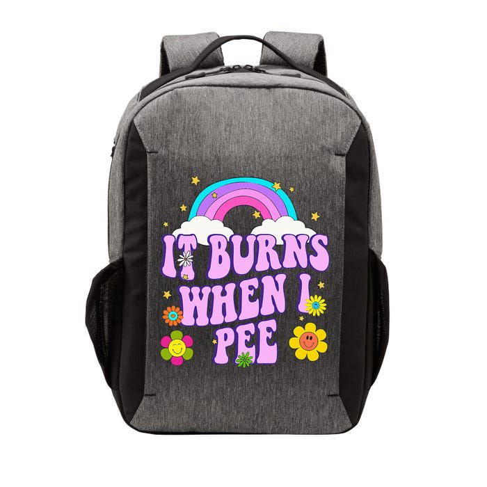 Funny Sarcastic Ironic It Burns When I Pee Inappropriate Vector Backpack