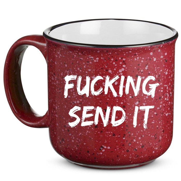 F!king Sent It 15oz Campfire Ceramic Mug
