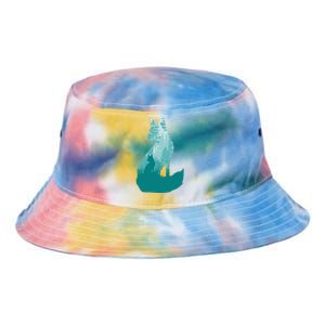 Fox Silhouette In The Forest Animal Hunter Hunting Tie Dye Newport Bucket Hat