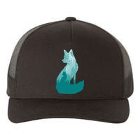 Fox Silhouette In The Forest Animal Hunter Hunting Yupoong Adult 5-Panel Trucker Hat