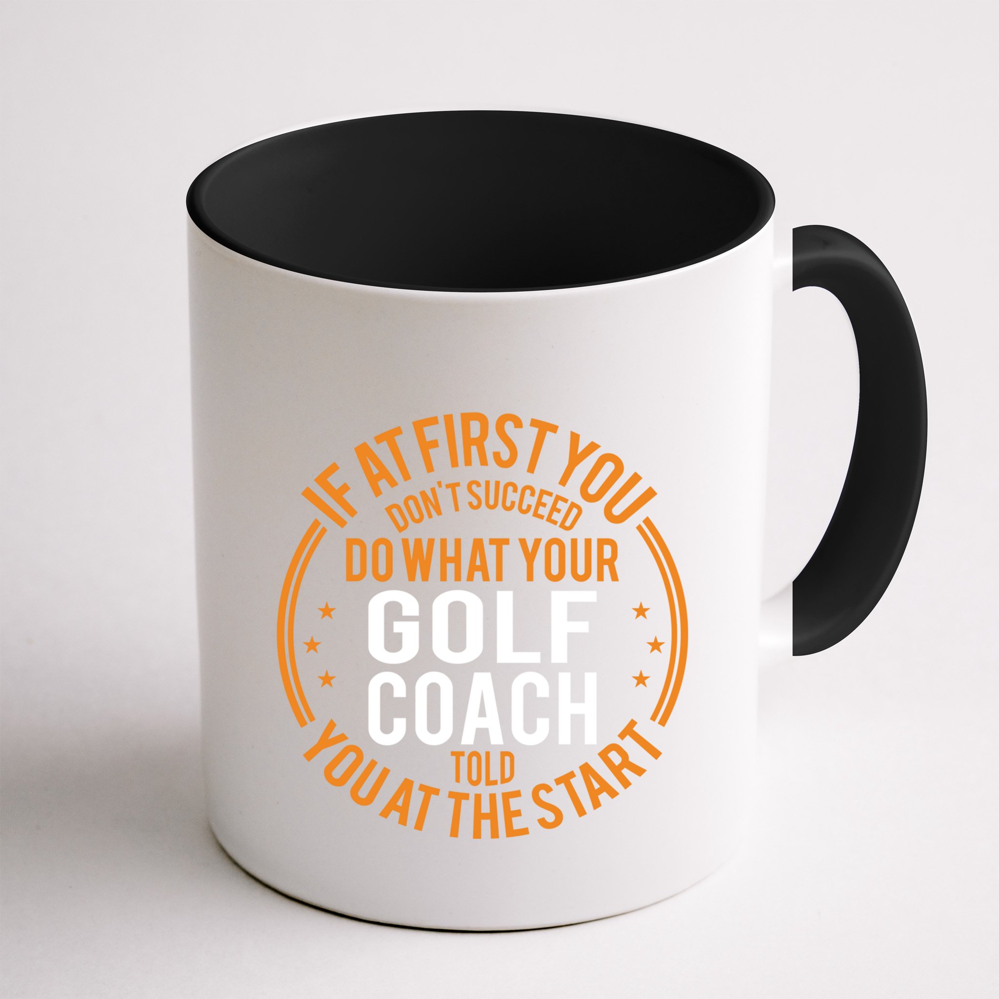 Funny Sport Instructor And Player Funny Golf Coach Gift Mug