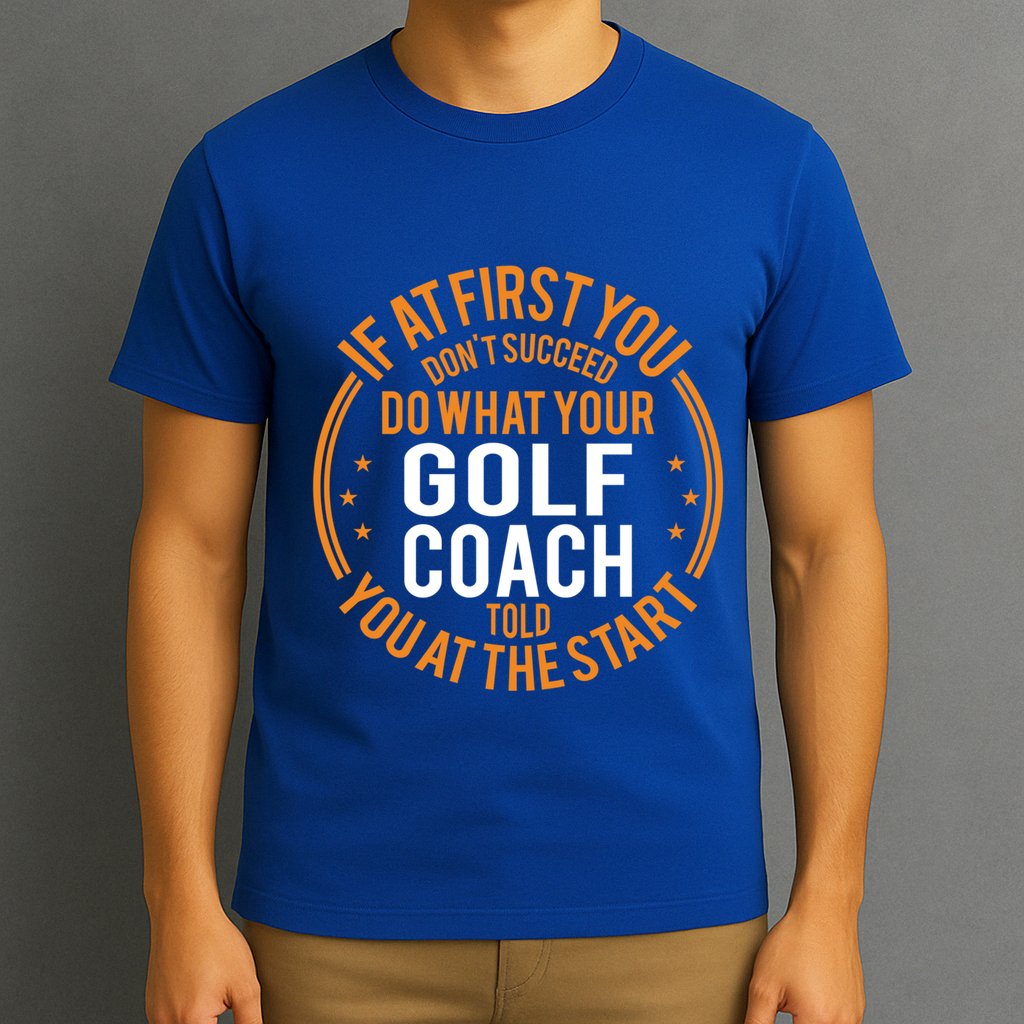 Funny Sport Instructor And Player Funny Golf Coach Gift T-Shirt