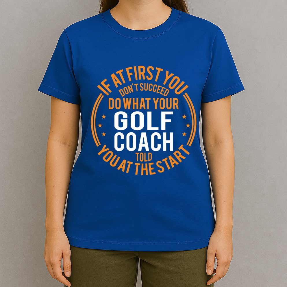 Funny Sport Instructor And Player Funny Golf Coach Gift T-Shirt