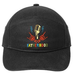 Fatherhood Sometimes I Rock It Sometimes It Rocks Me 7-Panel Snapback Hat